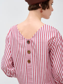 Платье с декоративными паговицами OD-272-2