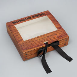 Цена за 5 шт. Коробка-фоторамка складная Настоящему мужчине, 20 х 18 х 5 см