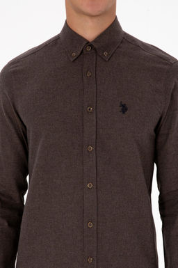 Erkek Kahverengi Uzun Kollu Basic G_mlek Sepette S_rpriz _ndirim - U.s. polo assn фото 6