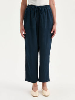 Beli Lastikli Dokulu Kad?n Pantolon