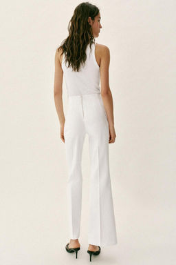 HIGH-WAIST TROUSERS WITH BACK ZIP - Zara фото 25
