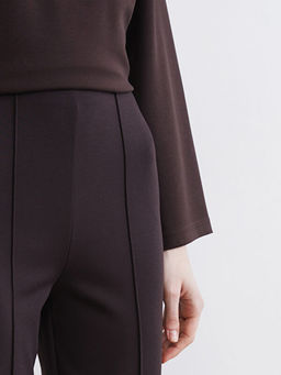 Y?ksek Bel Slim Fit Kad?n Pantolon