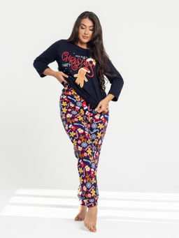 Пижама женская кулирка с брюками "ПРЯНЯ"