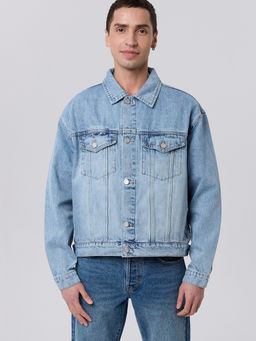 Мужская куртка джинсовая свободного кроя КЭЛВИН (CALVIN) / Lee Cooper