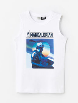 Bisiklet Yaka Mandalorian Bask?l? Erkek ?ocuk Atlet ve Deniz ?ortu - Waikiki фото 2