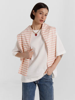 Футболка женская белая оверсайз белый 112950