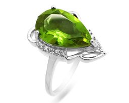 Кольцо из серебра султанит, Ассанта