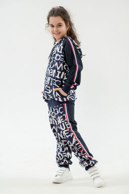 Костюм подростковый из футера 2-хн джемпер и брюки SportLand буквы - Амадэль фото 7