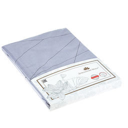 Простыня на резинке Евро Макси "Я верю в себя-Б" 8/1 лавандовый 180х200см, свесы 27см, поплин "Комфорт" 115г/м2, хлопок 100%, упаковка "классическая" ПВХ 28х41см, "Домашняя мода" (Россия)