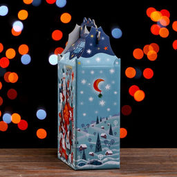 Цена за 5 шт. Подарочная коробка Фантазия в зелёном 17,8 х 10 х 32,5 см - Simaland фото 4