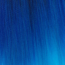 SIM-BRAIDS Канекалон трёхцветный, гофрированный, 65 см, 90 гр, цвет голубой/синий/чёрный(#FR-34) - Queen fair фото 2