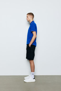 Polo con media cremallera Slim Fit - H&m фото 4