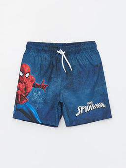 Spiderman Bask?l? H?zl? Kuruyan Erkek ?ocuk Deniz ?ortu