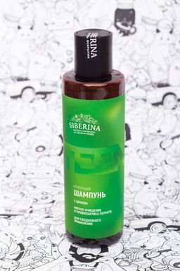 Шампунь с цинком Мягкое очищение и профилактика перхоти для ежедневного применения SIBERINA