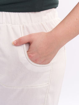 Брюки льняные BB31052WHT04