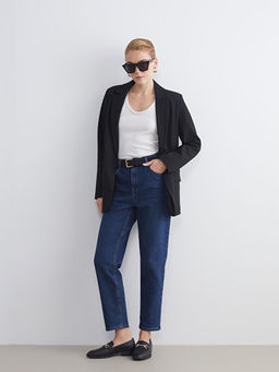 Mom Fit Kad?n Jean Pantolon