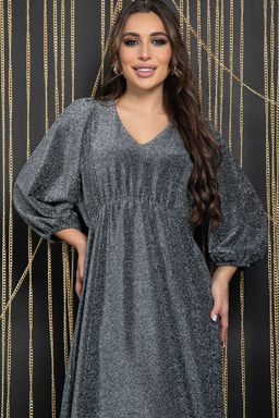 Платье Неповторимая (серебро) П11787 - Lt collection фото 5