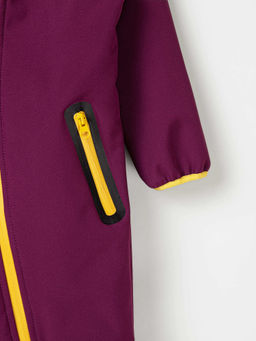 Комбинезон Softshell демисезонный Слива - Bungly фото 6