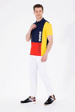 Мужская темно-синяя футболка с воротником-поло Неожиданная скидка в корзине - U.s. polo assn фото 4