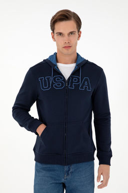 Мужской темно-синий свитшот Неожиданная скидка в корзине - U.s. polo assn фото 3