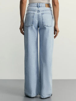 Джинсы wide loose со средней посадкой / Zarina  фото 4