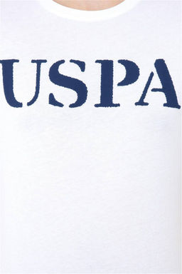 Мужская белая футболка с круглым вырезом Basic - U.s. polo assn фото 14