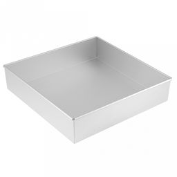 Форма для выпечки алюминиевая "Мастер" 35,5х35,5х8см, s1,2мм, загнутый край, в коробке (Китай)