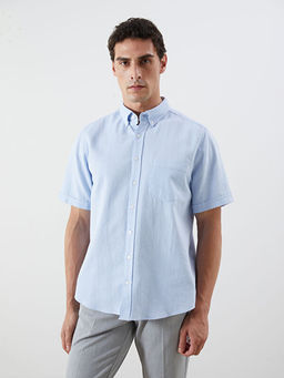 Regular Fit K?sa Kollu Arm?rl? Erkek G?mlek