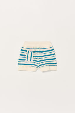 STRIPED KNIT BERMUDA SHORTS - LIMITED EDITION - Zara фото 5