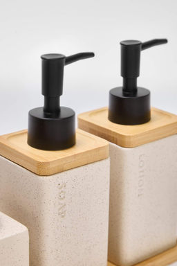 3lu Seramik Banyo Sabunluk Seti TPHAW26BI00000 - Trendyolmilla фото 3