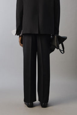 PANTAL?N TRAJE 100% LANA LIMITED EDITION / Negro - Zara фото 3