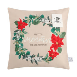 Чехол на подушку Этель Мечты, 40*40 см, 100 п/э, велюр  фото 6