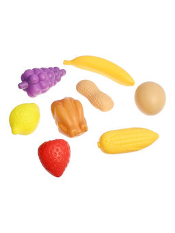 Продуктовая тележка «Магазинчик», с овощами и фруктами, 9 предметов