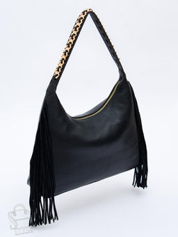 Сумка женская кожаная 1028L black Polina&Eiterou  в Новосибирске