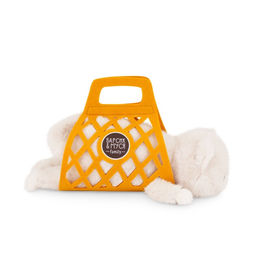 Мягкая игрушка «Кот Барсик» в сумке, белый, 35 см