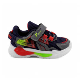 LED - кроссовки С7116-5 серо синие - Sport фото 2