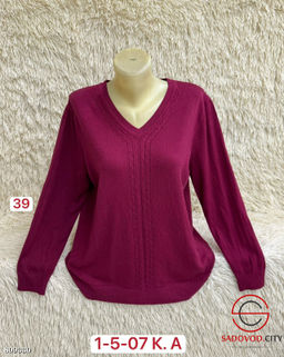 Свитер женский с v-вырезом - Bruno фото 3