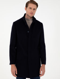 Lacivert Slim Fit Palto - Pierre cardin фото 3