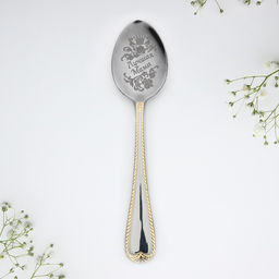 Ложка чайная с гравировкой Лучшая мама, в подарочной коробке, 3?14 см