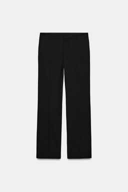 PANTAL?N RECTO TIRO BAJO ZW COLLECTION / Negro - Zara фото 3