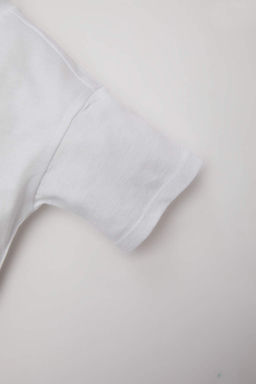 Футболка с короткими рукавами и принтом для маленьких мальчиков - Defacto фото 3