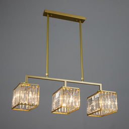 Светильник «Герда» 3хЕ27 40 Вт золото 78×31×33-90 см BayerLux