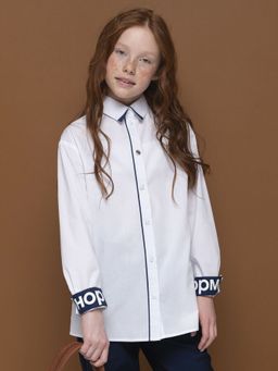 PELICAN, блузка для девочек, Белый