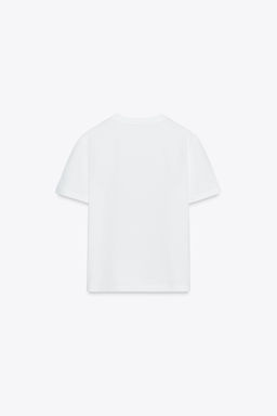 FRONT FLOWER T-SHIRT - Zara фото 6