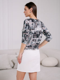 06-837 Джемпер - Вишня фото 4