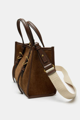 CORDUROY MINI TOTE BAG - Zara фото 25