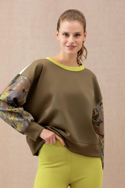Женский свитшот цвета хаки - U.s. polo assn фото 15