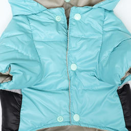 Комбинезон Анорак светоотражающий, размер 10 (ДС 25, ОГ 34, ОШ 24 см), чёрно-голубой - Simaland фото 12