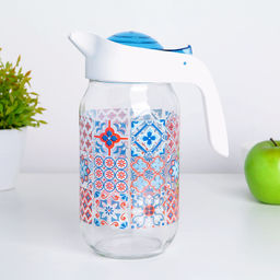 Кувшин для воды стеклянный «Мозаика», 1 л, 9×20 см