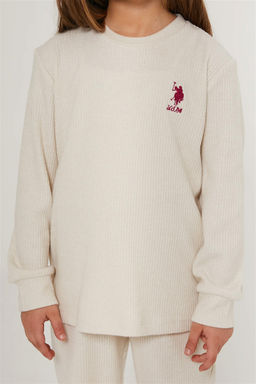U. S. Polo Assn Кремовый пижамный комплект для девочки - U.s. polo assn фото 10